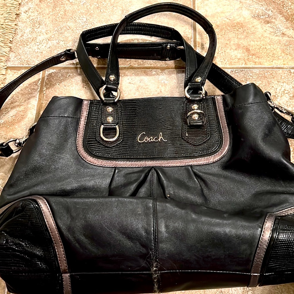 Coach purse - black